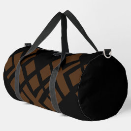 Bolso De Deporte Grande Marrón negro