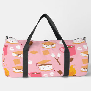 Bolso De Deporte Grande marshmallow de hojalata de chocolate olor rosa