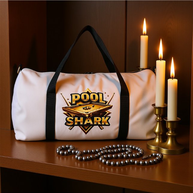 Bolso De Deporte Grande Masterstroke: Pool Shark on Table (Subido por el creador)