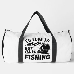 Bolso De Deporte Grande Me Encantaría Pero Estaré Pescando 