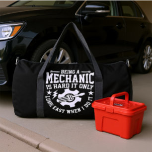 Bolso De Deporte Grande Mecánico Duro Aspecto Fácil