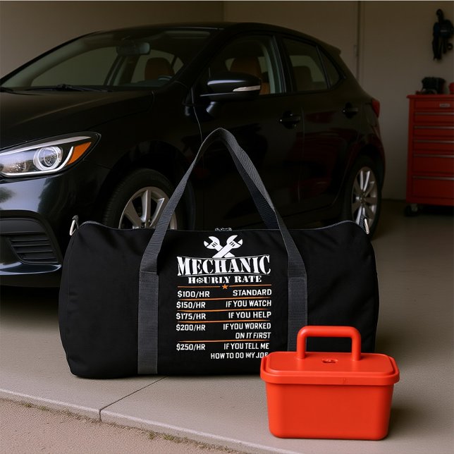 Bolso De Deporte Grande Mechanic Hourly Rate Chart (Subido por el creador)