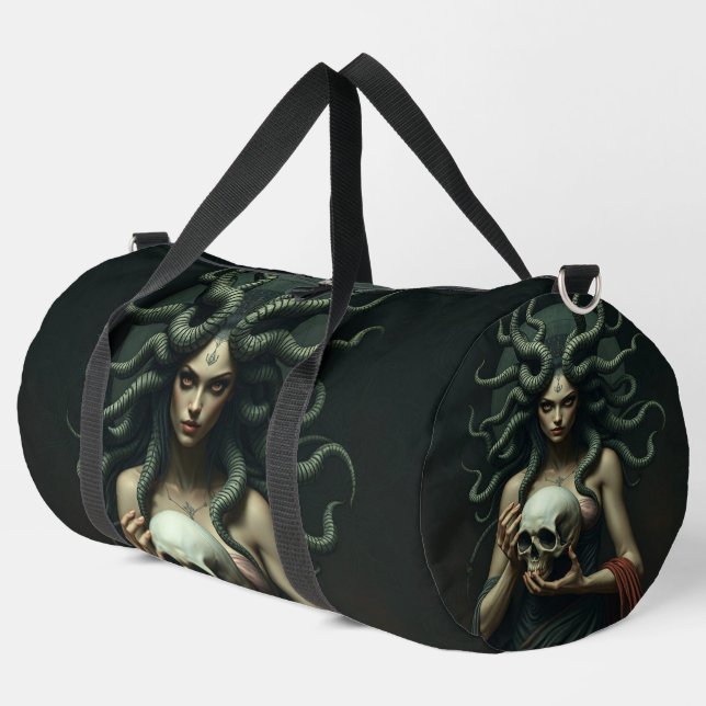 Bolso De Deporte Grande „Medusa – Blick der Macht“ (Esquina izquierda)