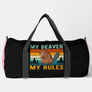 Bolso De Deporte Grande Mi castor mis reglas