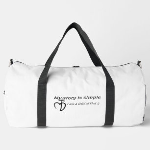 Bolso De Deporte Grande Mi historia es simple