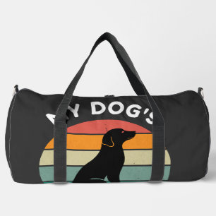 Bolso De Deporte Grande Mi perro es mi terapeuta - Diseño divertido de per