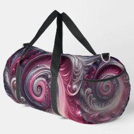 Bolso De Deporte Grande Moderno abstracto simple con tonos rosados y morad
