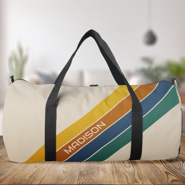 Bolso De Deporte Grande Monograma de bandas retro (Subido por el creador)