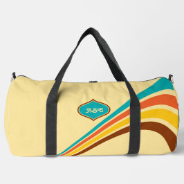 Bolso De Deporte Grande Monograma de bandas retro de los años 1970