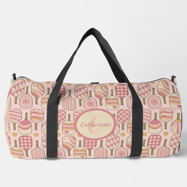 Bolso De Deporte Grande Monograma de bolas rosadas (Anverso)
