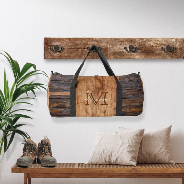 Bolso De Deporte Grande Monograma de tono de madera rústica (Subido por el creador)