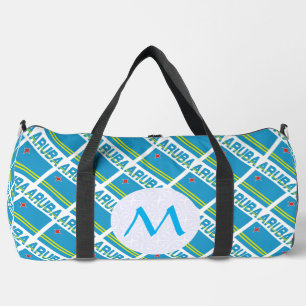 Bolso De Deporte Grande Monograma en mosaico de la bandera de Aruba