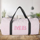 Bolso De Deporte Grande Monograma inicial minimalista rosa moderno<br><div class="desc">Bolsa minimalista de Monograma Inicial Rosa Moderno. Crea tu propia bolsa de papel personalizada con el nombre inicial del personalizado.</div>