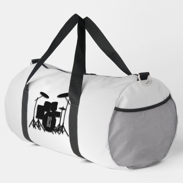 Bolso De Deporte Grande Monograma juego de tambor plateado (Esquina derecha)
