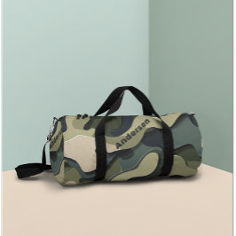 Bolso De Deporte Grande Monograma militar Retro Camo