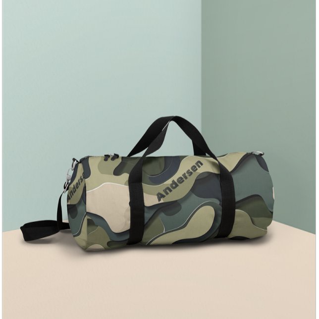 Bolso De Deporte Grande Monograma militar Retro Camo (Subido por el creador)