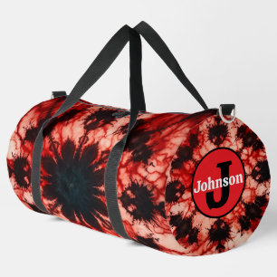Bolso De Deporte Grande Monograma Personalizado Flor de Crecimiento Teñido