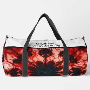 Bolso De Deporte Grande Monograma Personalizado Flor de Teñido Psicodélico