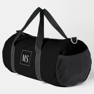 Bolso De Deporte Grande Monograma personalizado, negro por todas partes