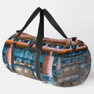 Bolso De Deporte Grande Motor diesel imperial del Atlas viejo y oxidado en