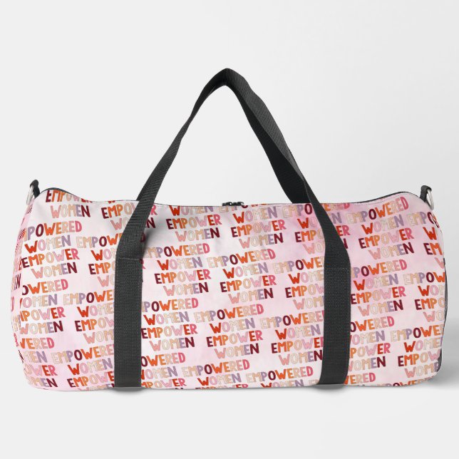 Bolso De Deporte Grande Mujeres Empoderadas Empoderan Mujeres (Anverso)