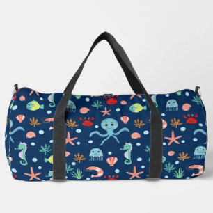 Bolso De Deporte Grande Mundo del Mar