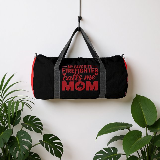 Bolso De Deporte Grande My Favorite Firefighter Calls Me Mom  (Subido por el creador)