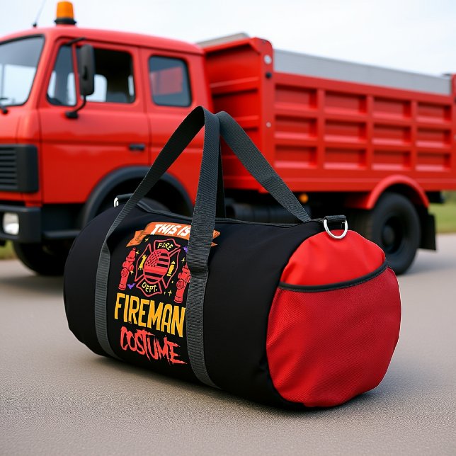 Bolso De Deporte Grande My Fireman Costume Halloween (Subido por el creador)