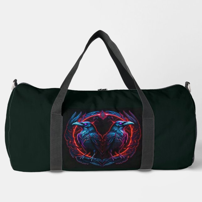 Bolso De Deporte Grande Mystic Raven (Anverso)