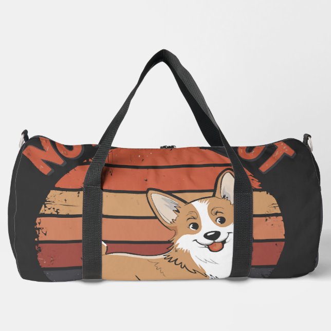Bolso De Deporte Grande Nada Más Corgi (Anverso)