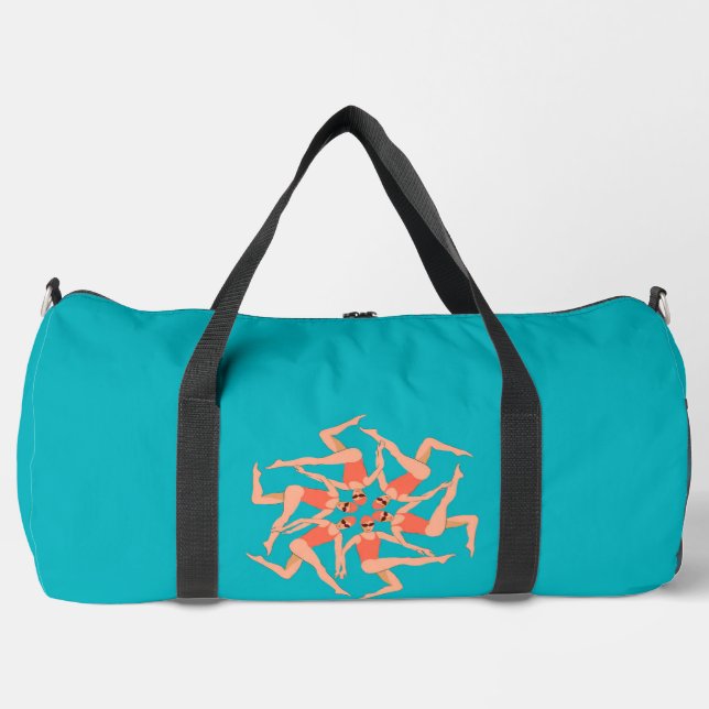 Bolso De Deporte Grande Nadadores - Natación Sincronizada (Anverso)