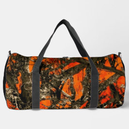 Bolso De Deporte Grande Naranja Camouflage Duffel Bag