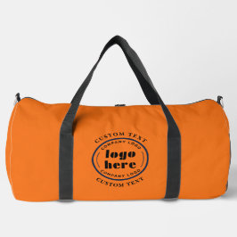 Bolso De Deporte Grande Naranja de calabaza logotipo de la empresa promoci