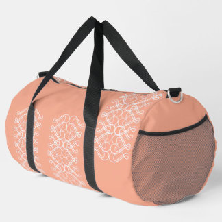 Bolso De Deporte Grande Naranja Pálido Grande