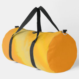 Bolso De Deporte Grande Naranja soleado cítrico acuarela