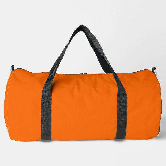 Bolso De Deporte Grande Naranja Sólido (Anverso)