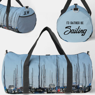 Bolso De Deporte Grande Náutica Náutica Vela Azul