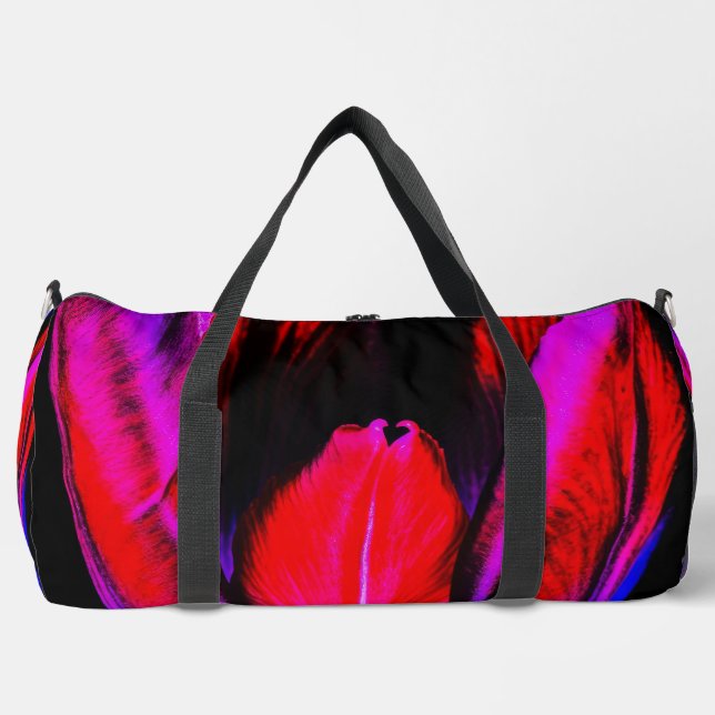 Bolso De Deporte Grande Neon Glow Tulip (Anverso)