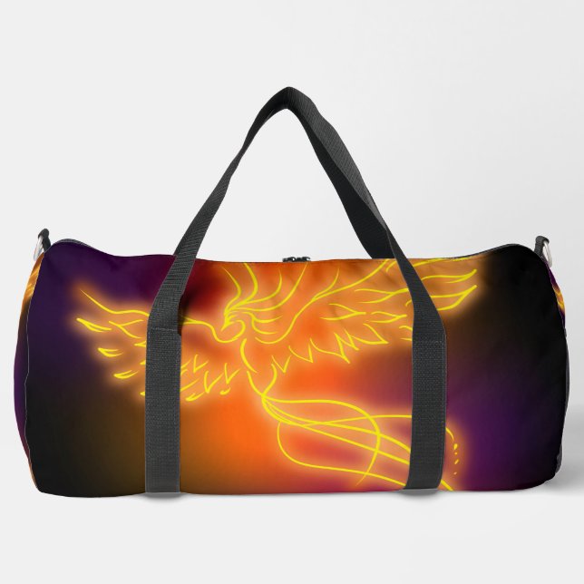 Bolso De Deporte Grande Neon Phoenix(v1) (Anverso)