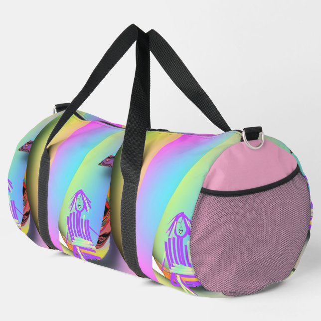 Bolso De Deporte Grande Niña sentada (Esquina derecha)