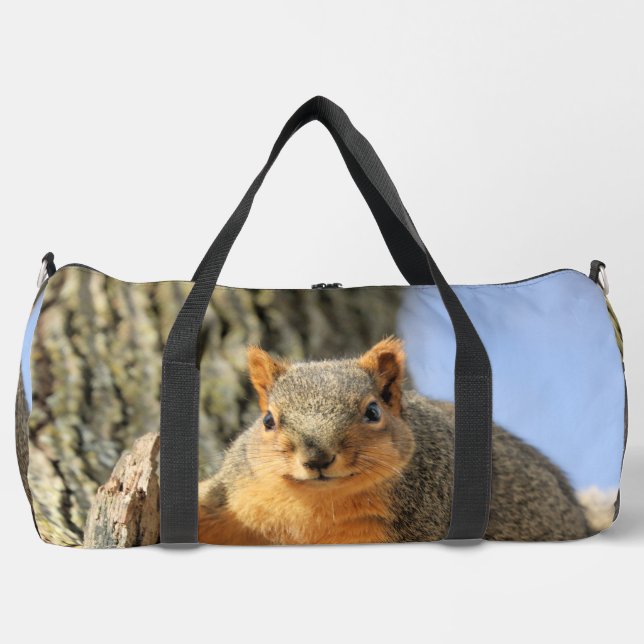 Bolso De Deporte Grande ¡No estoy gorda! ¡Es piel de invierno! (Anverso)