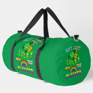 Bolso De Deporte Grande No Sólo Suerte, Sino También Bendecida.