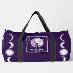 Bolso De Deporte Grande Noche morada