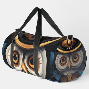 Bolso De Deporte Grande Nombre de búho