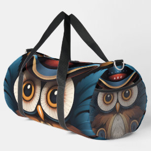 Bolso De Deporte Grande Nombre del búho