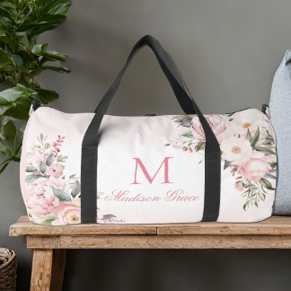 Bolso De Deporte Grande Nombre Monograma Personalizado