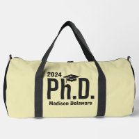 Nombre personalizado, año y color Ph.D.