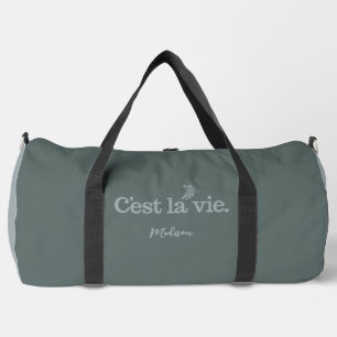 Bolso De Deporte Grande Nombre personalizado de C'est La Vie