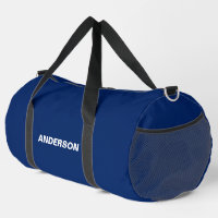 Nombre personalizado de color azul sólido real