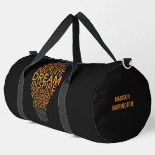 Bolso De Deporte Grande Nombre personalizado de la lámpara de luz inspirad